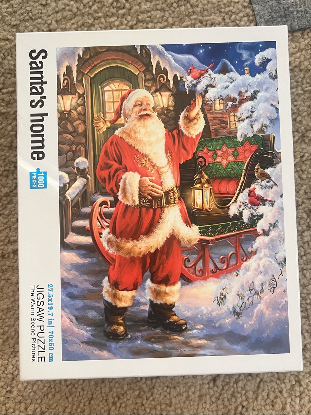 1000 Piece Jigsaw Puzzle - Santa’s Home
